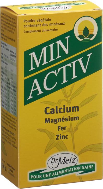 Produktbild Dr. Metz Minactiv Mineralstoffhaltiges Pflanzenpulver Plv (1 Stück, Pulver, 250 g)