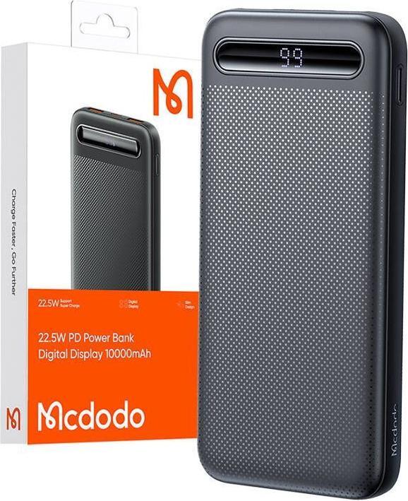 Image du produit Mcdodo Banque d'alimentation MC-4422 10000mAh (10000 mAh, 37 Wh)