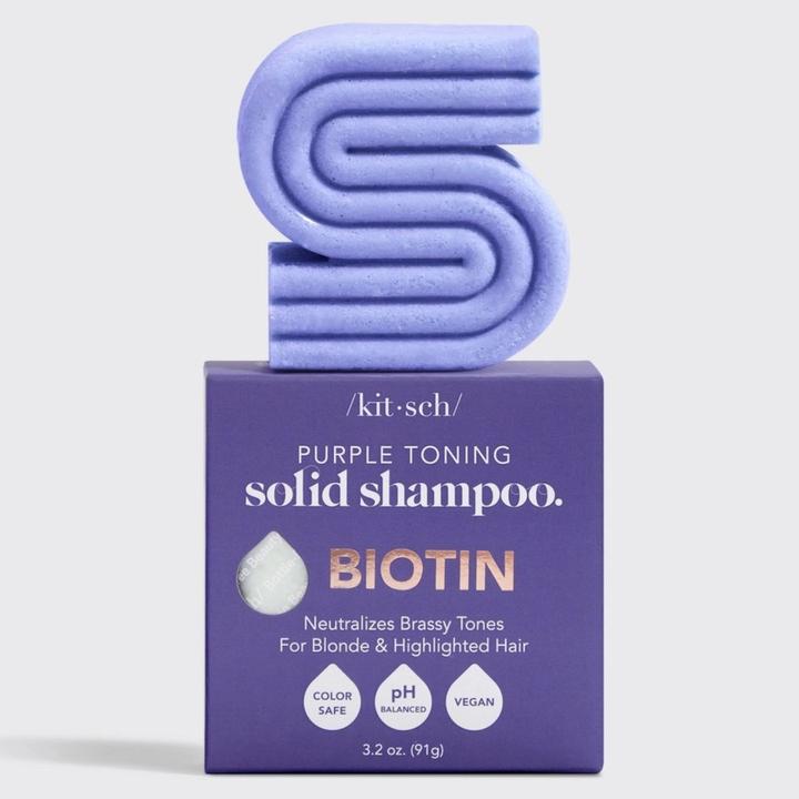 Immagine prodotto Kitsch Biotina tonificante viola (Shampoo solido)