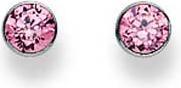 Image du produit Natsumi Schmuck Clou d'oreille zirconium or blanc 18K/750 4.0mm (Or blanc 750/18 K)