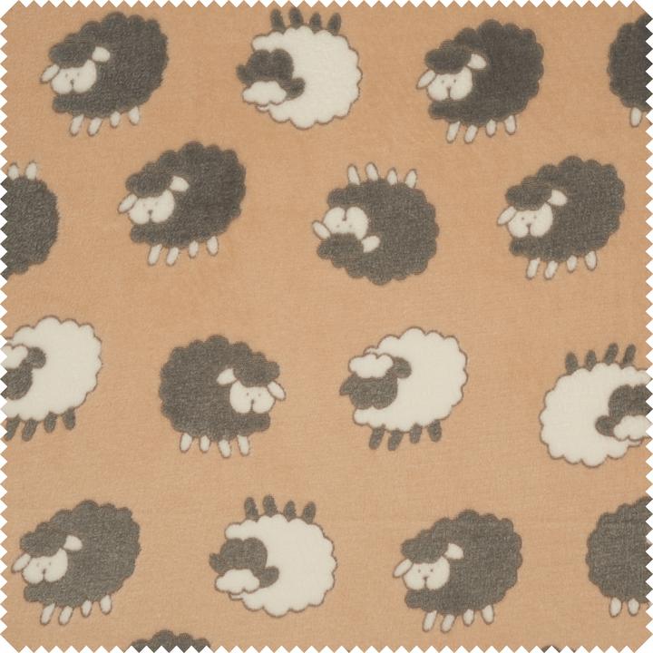 Produktbild VBS Fleece-Stoff "Schafe", 150 cm breit, Meterware