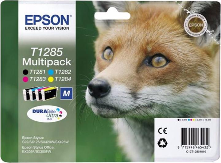 Produktbild Epson Multipack CMYBK T128540 Stylus S22 (M, BK, C, Y)