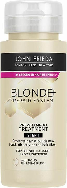 John Frieda Blonde+ Repair System Pre-Shampoo Behandlung 100ml (100 ml, Flüssiges Shampoo)
