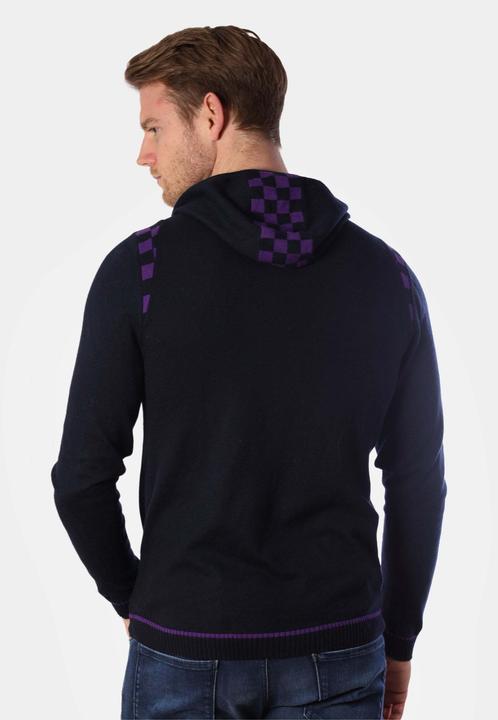 Actual product image Bellemere Tracksuit Jacket Men's Merino and Cotton Checker Print Tracksuit (XL)