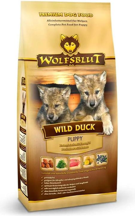 Wolfsblut Dry food Dog Wild Duck Puppy, 12.5 kg (Puppy + kitten, 1 pcs., 12500 g)