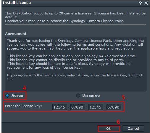 Produktbild Synology Camera License Pack (4 Lizenzen)