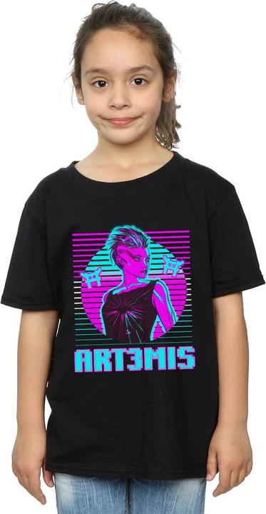 Immagine prodotto Ready Player One Maglietta da ragazza in cotone Neon Art3mis (128)