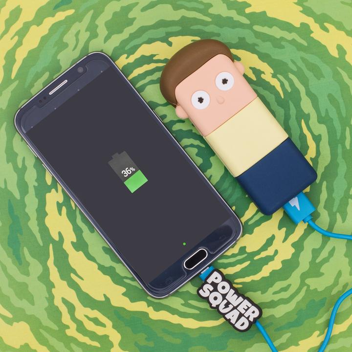 Immagine prodotto PowerSquad Powerbank CN "Morty" - Cartoon Network (2500 mAh, 9.25 Wh)