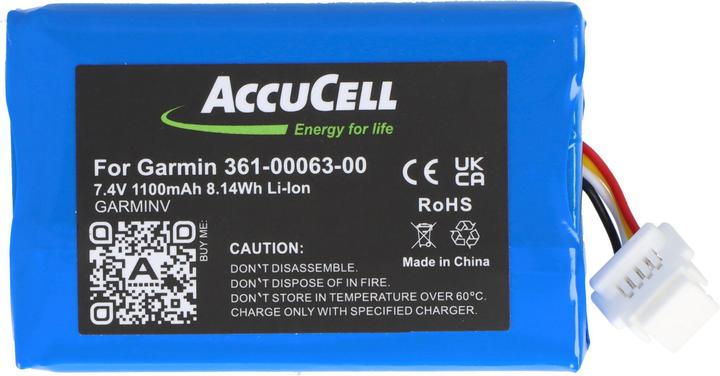 Produktbild AccuCell Akku Garmin 361-00063-00, Garmin Motorrad BMW Navigator