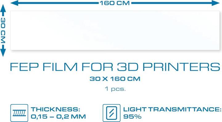 Image du produit Prima Creator PRIMACREATOR FEP Film pour imprimantes 3D DLP