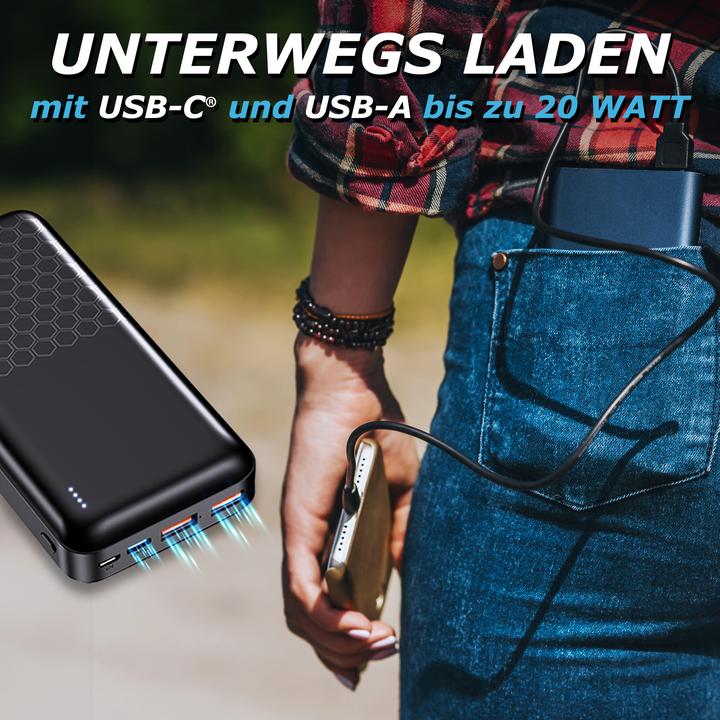 Actual product image Pedea Powerbank Trend Series (20000 mAh, 20 W, 74000 Wh)