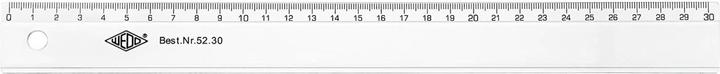 Actual product image Wedo Plastic ruler (300 mm)