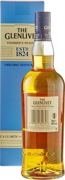 Produktbild The Glenlivet Founders Reserve (Single Malt, Scotch Whisky, 1 x 70 cl)