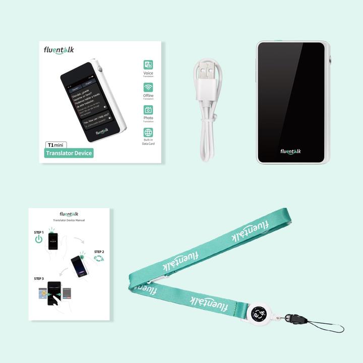 Produktbild Timekettle Fluentalk T1 Mini Handübersetzer (1 GB)