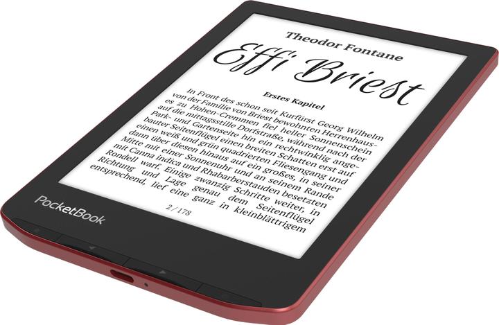Productafbeelding PocketBook Vers Pro (6", 16 GB, Rood, Black)