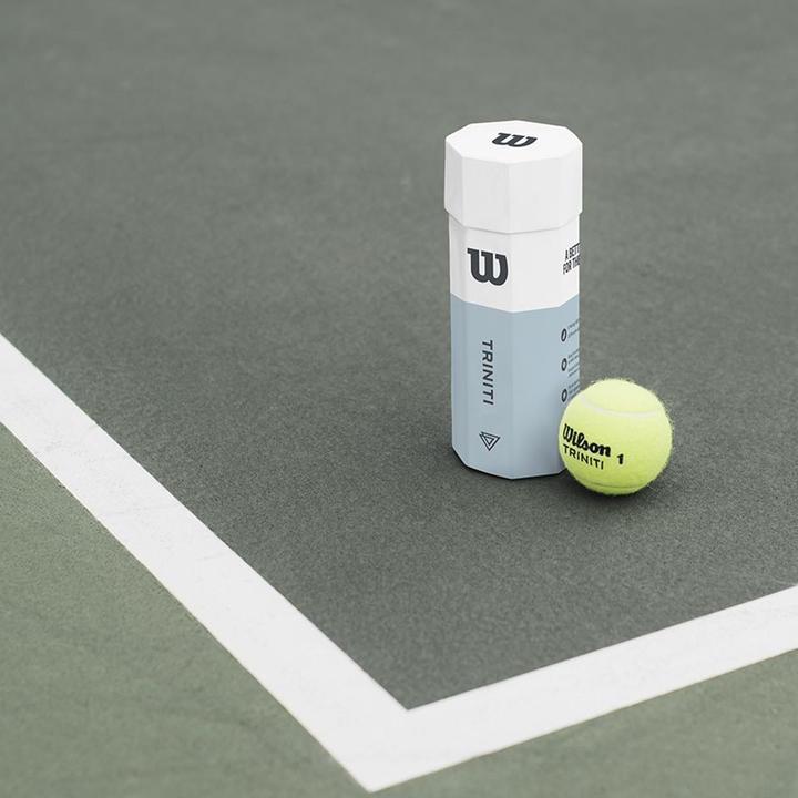 Actual product image Wilson Tennis ball Triniti 4 balls
