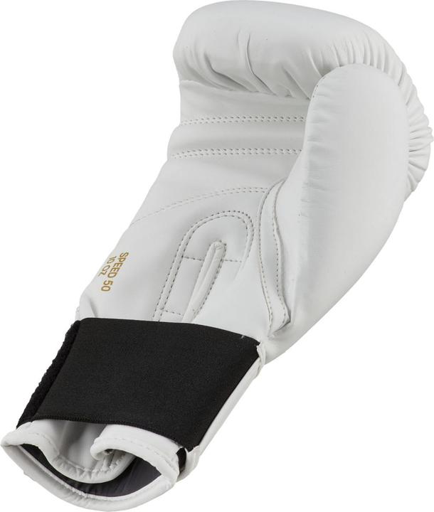Immagine prodotto adidas Guanti da boxe Speed 50, ADISBG50 bianco/oro (16 OZ)