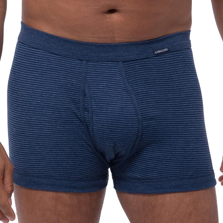 Produktbild Ammann 2er Pack Jeans Feinripp Retro-Short / Pant mit Eingriff (5XL, 2er Pack)