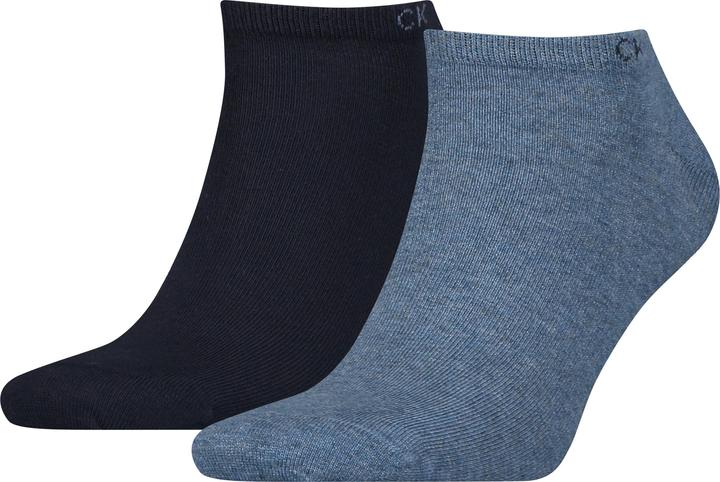 Calvin Klein 10 Paar Low Cut Sneaker Socken Herren Kurzsocke, Farbe:Denim Melange, Socken & Strümpfe (39 - 42)
