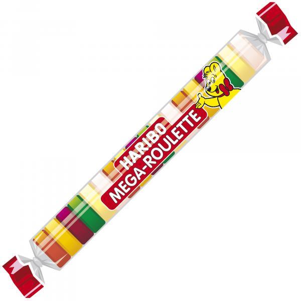 Image du produit Haribo Gelée de fruits méga-ROULES (40 pcs, 1800 g)