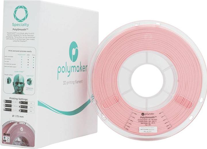 Image du produit Polymaker PJ01009 Filament PolySmooth PVB polissable 1.75mm 750g Pink 1p. (PVB, 1.75 mm, 750 g, Pink)