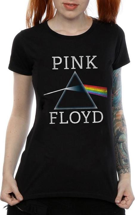 Actual product image Pink Floyd Womens/Ladies Dark Side Of The Moon Prism Cotton T-Shirt (L)