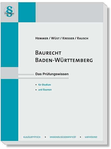 Produktbild Baurecht Baden-Württemberg (Deutsch, Achim Wüst, Daniel Kresser, Karl-Edmund Hemmer, Rausch, 2024)