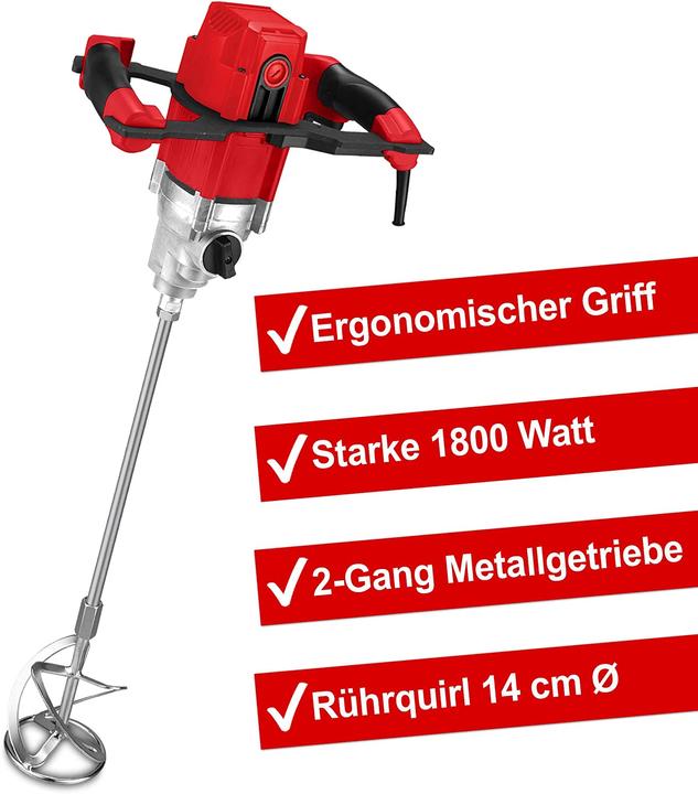 Produktbild Hecht Rührwerk Rot 1800W