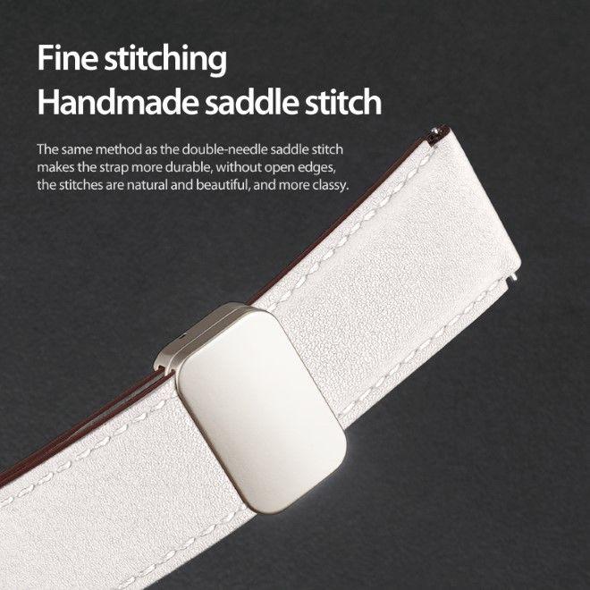 Image du produit Dux Ducis YA Series Bracelet en cuir véritable (22 mm, Cuir véritable, Galaxy Watch3 (45mm), Gear S3 Classic, Gear S3 Frontier)