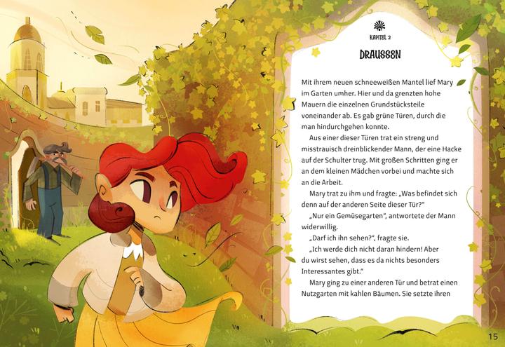 Actual product image Der geheime Garten (Illustrierte Kinderbuchklassiker) (German, Sabine Werner, White Star Kids, Domenico Russo, 2024)