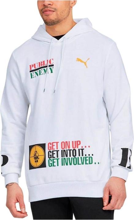 Image du produit Public Enemy Sweat à capuche unisexe adulte Fight The Power Back (XL)