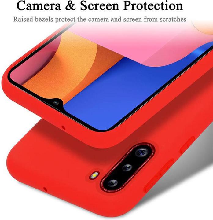 Actual product image Cadorabo TPU Liquid Silicone Case Cover (Samsung Galaxy A21)