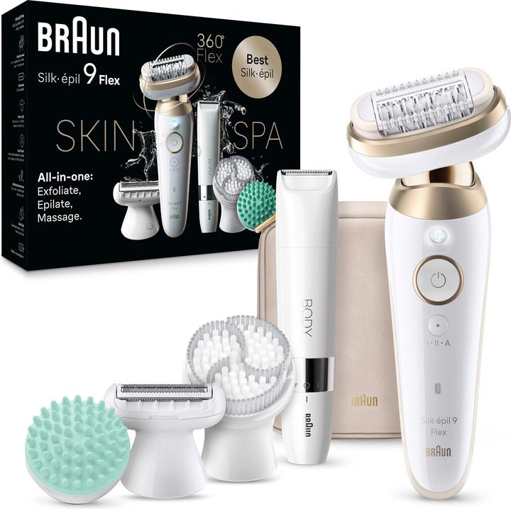 Actual product image Braun 9-481 3D Silk-épil epilator