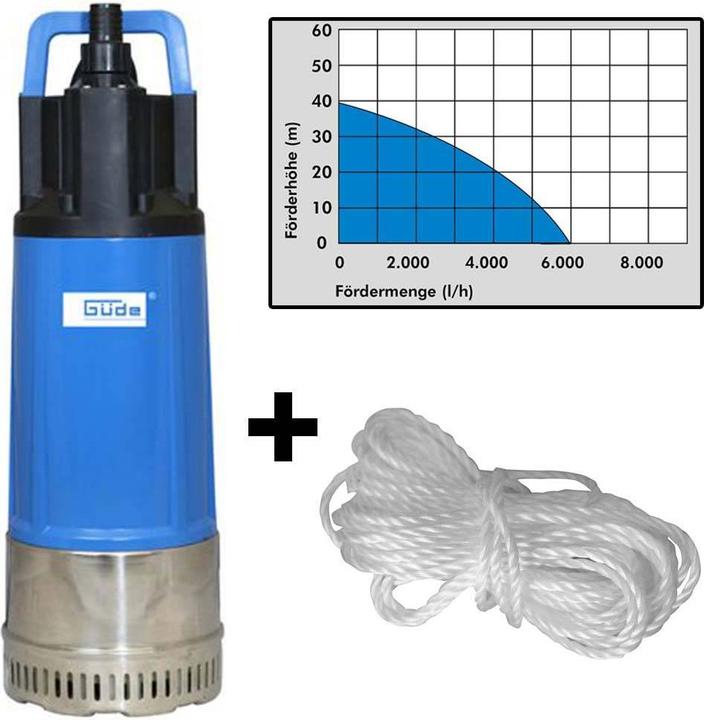 Image du produit Güde Pompe submersible à pression GDT 1200 I (Pompe de jardin, Pompe à eau claire)