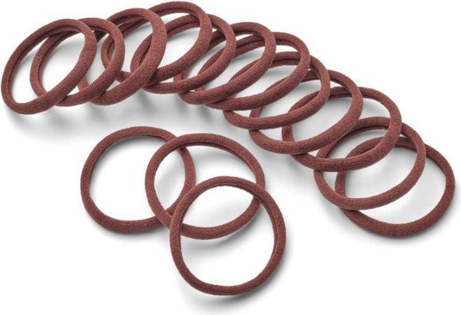 Trisa Haargummis nahtlos mini 3.5cm braun 15 Stk (Haargummi)