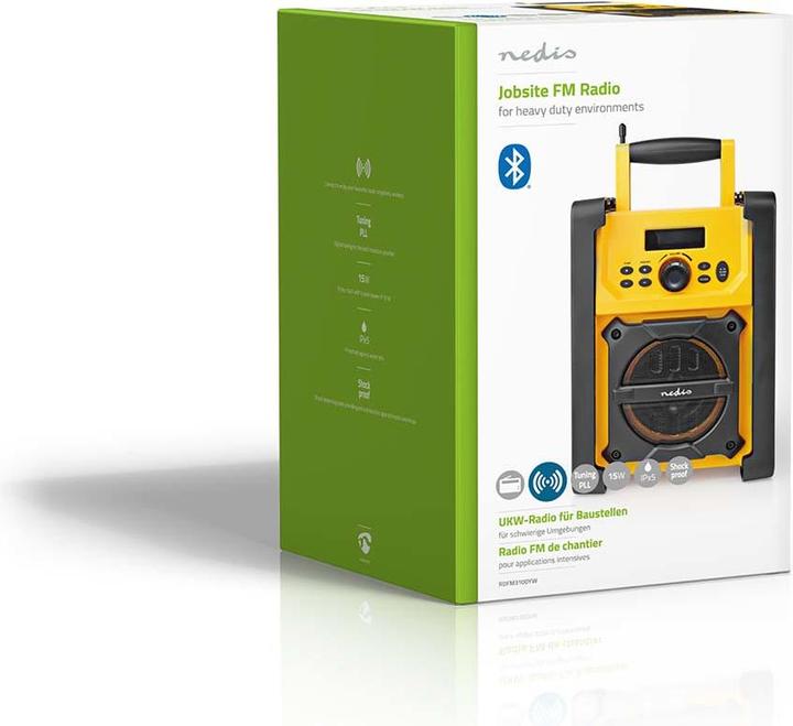 Immagine prodotto Nedis FM-Radio RDFM3100YW (FM, Bluetooth)