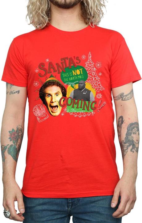 Actual product image Elf Mens North Pole T-Shirt (XL)