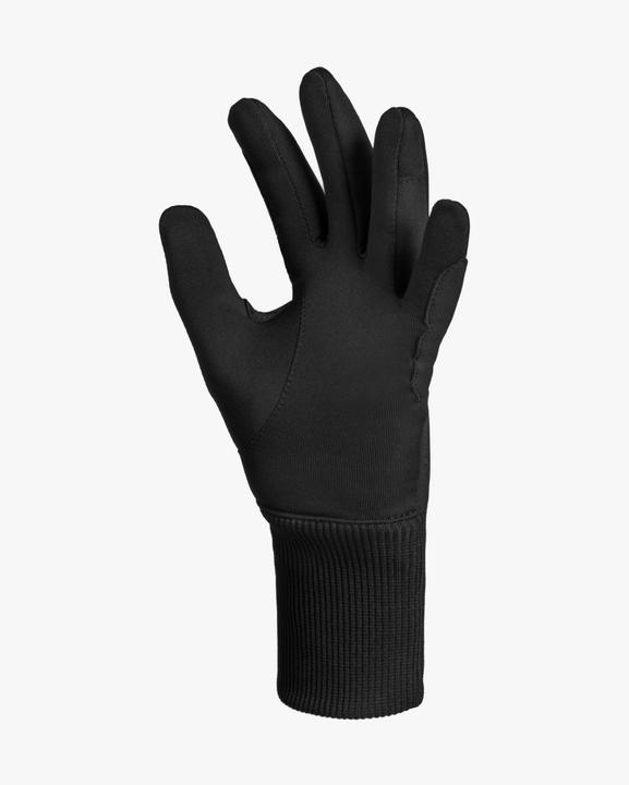 Actual product image Fouganza Horse Riding Gloves 100 Warm - Black (3XS)