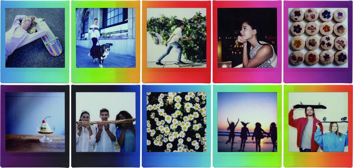 Actual product image Fujifilm Instax Square Rainbow (Instax Square)