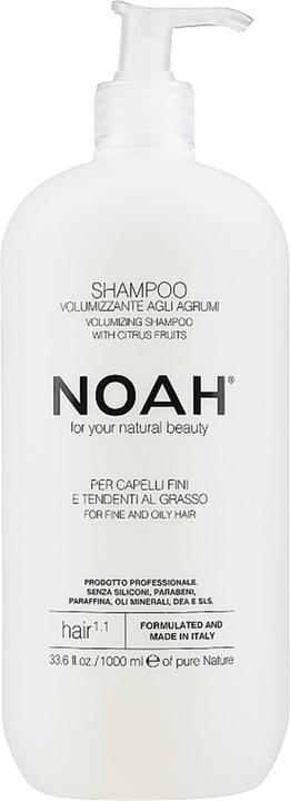 Actual product image Neutral 1.1 Volumizing Shampoo with Citrus Fruits 1000ml - Made in Italy - Cruelty Free No SLS or Parab (1000 ml)