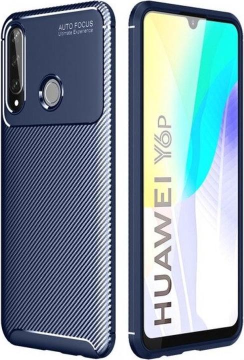 Produktbild Screenguard Huawei Y6p Hülle Carbon Design TPU Case (Huawei Y6p)