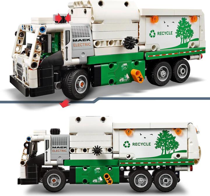 Produktbild LEGO Mack LR Electric Müllwagen (42167, LEGO Technic)