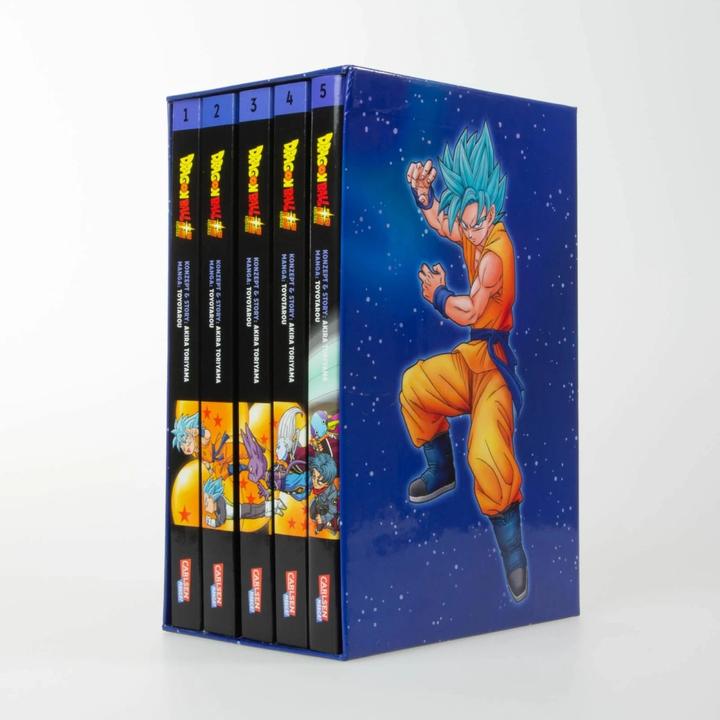 Actual product image Dragon Ball Super Bände 1-5 im Sammelschuber mit Extra (German, Akira Toriyama (Original Story), 2019)