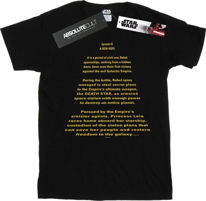 Star Wars A New Hope Opening Crawl TShirt