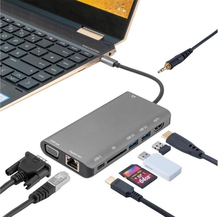Produktbild 4smarts 4S468678 (USB-C, 8 Ports)
