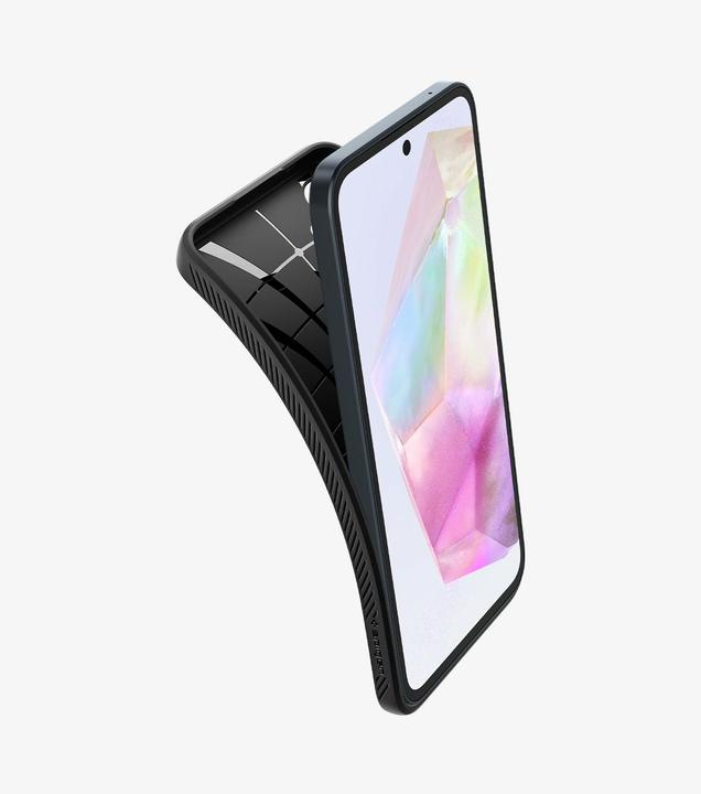Actual product image Spigen Liquid Air Sam A35 5G czarny/matte black ACS07519 (Samsung Galaxy A35)