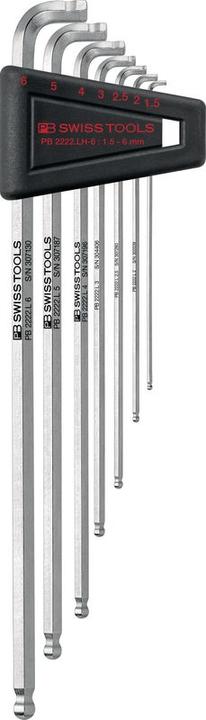 Produktbild PB Swiss Tools Winkelstiftschlüssel-Satz PB 2222.LH-6