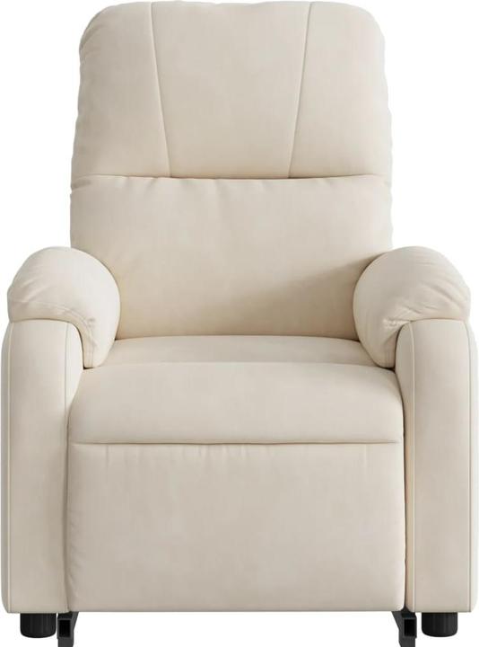 Image du produit VidaXL Fauteuil de massage avec fonction releveur Fauteuil de télévision beige microfibre