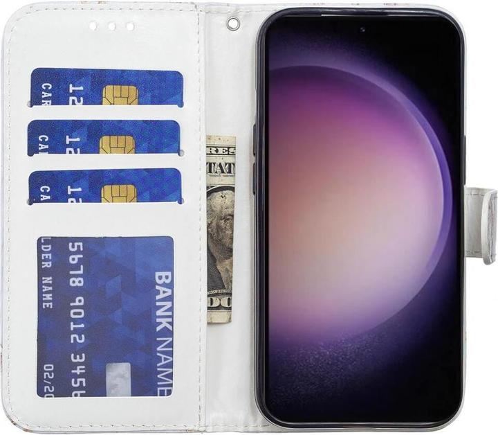 Image du produit Cover-Discount Etui en cuir Papillon bleu (Samsung Galaxy S24+)