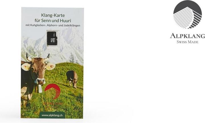 Produktbild Alpklang Klangkarte mit Kuhglocken-, Alphorn- und Jodelklängen